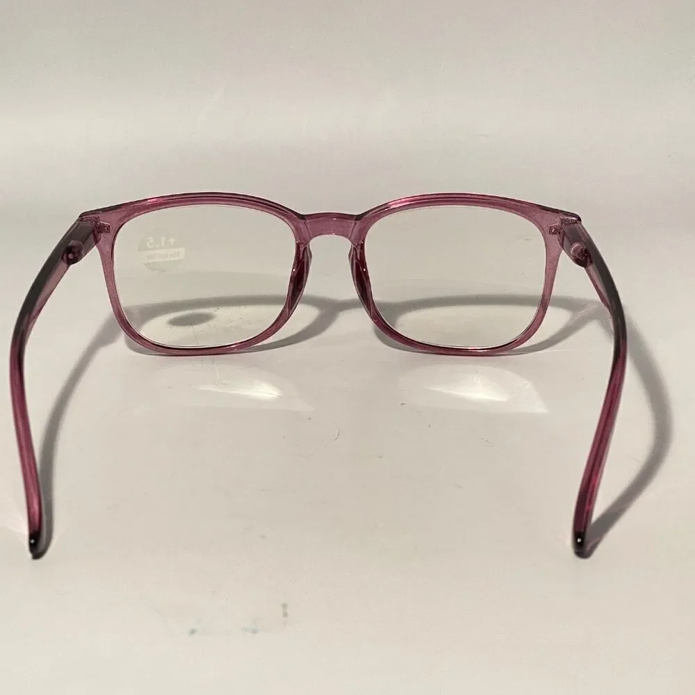 1504 Colette 1.5 Tortoise Raspberry Glasses Soft Butterfly Readers NWT